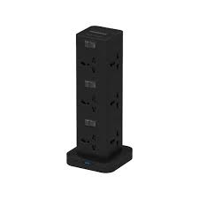 Porodo Three-Tier 12AC Power Hub with USB-C PD & QC 3.0