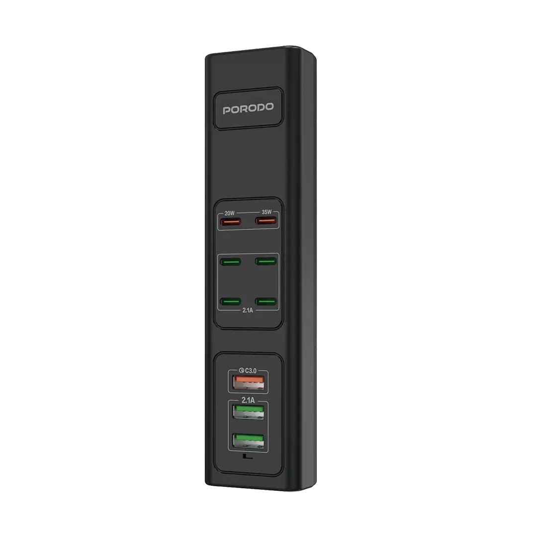 Porodo 85W Multi-Port USB Charging Hub