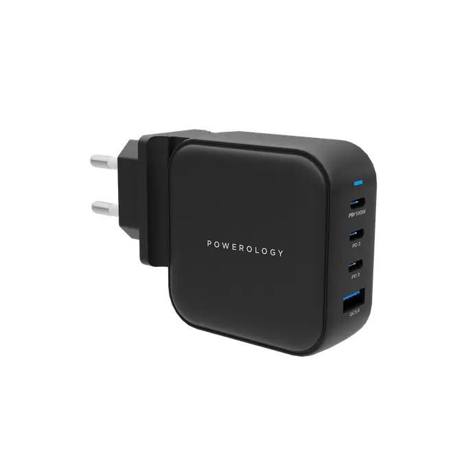 Powerology 3-Port Fast Charging Adapter