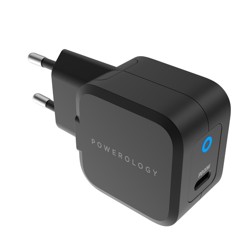 Powerology Ultra-Compact 20W GaN PD Charger EU