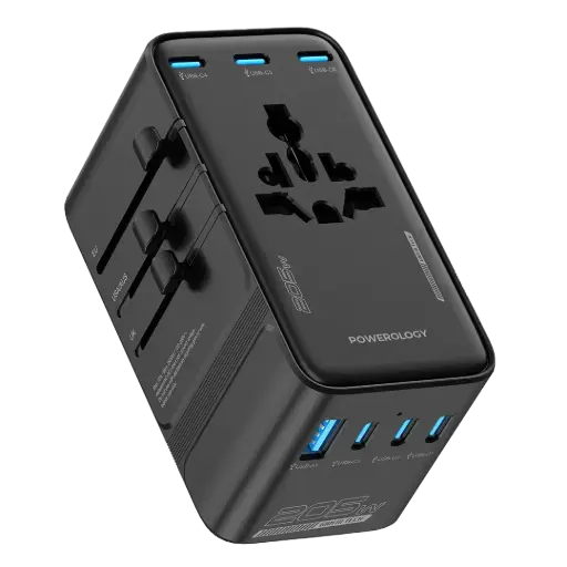 Powerology Spetrova GaN Multi-Port Universal Adapter PD 140W