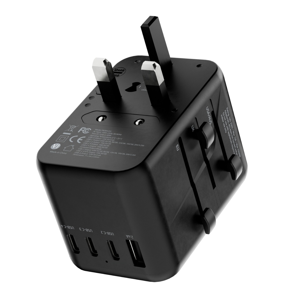 Powerology Universal Multi-Port Travel Charger