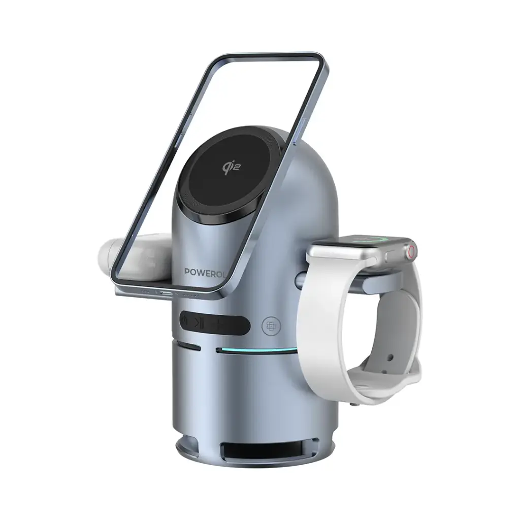 Powerology Qi2 Speaker Charge Station