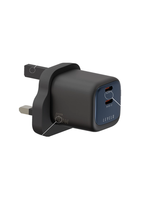 Levelo Vero GaN Double Port Adapter PD 20W