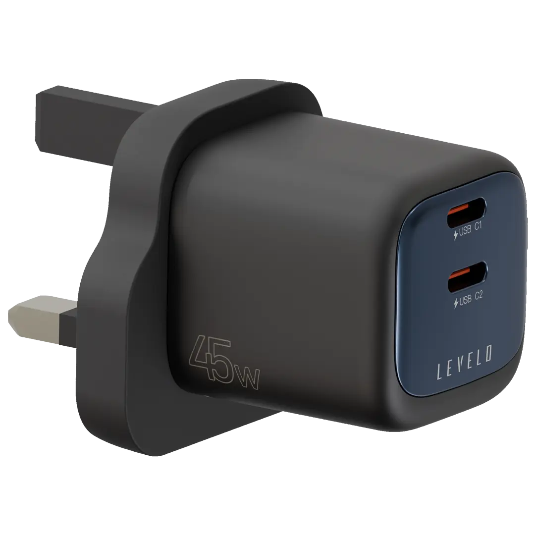 Levelo Vero GaN Double Port Adapter 45W