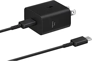 Samsung 25W PD USB-C Power Adapter 3-Pin Black