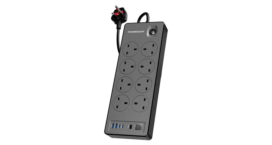 Powerology 8 AC | 2990W Power Strip PD 20W