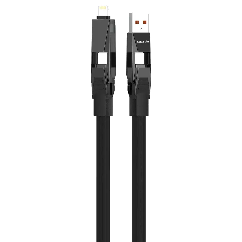 Green Lion 4 in 1 Fast Charging Cable 240W 1.2M Cable