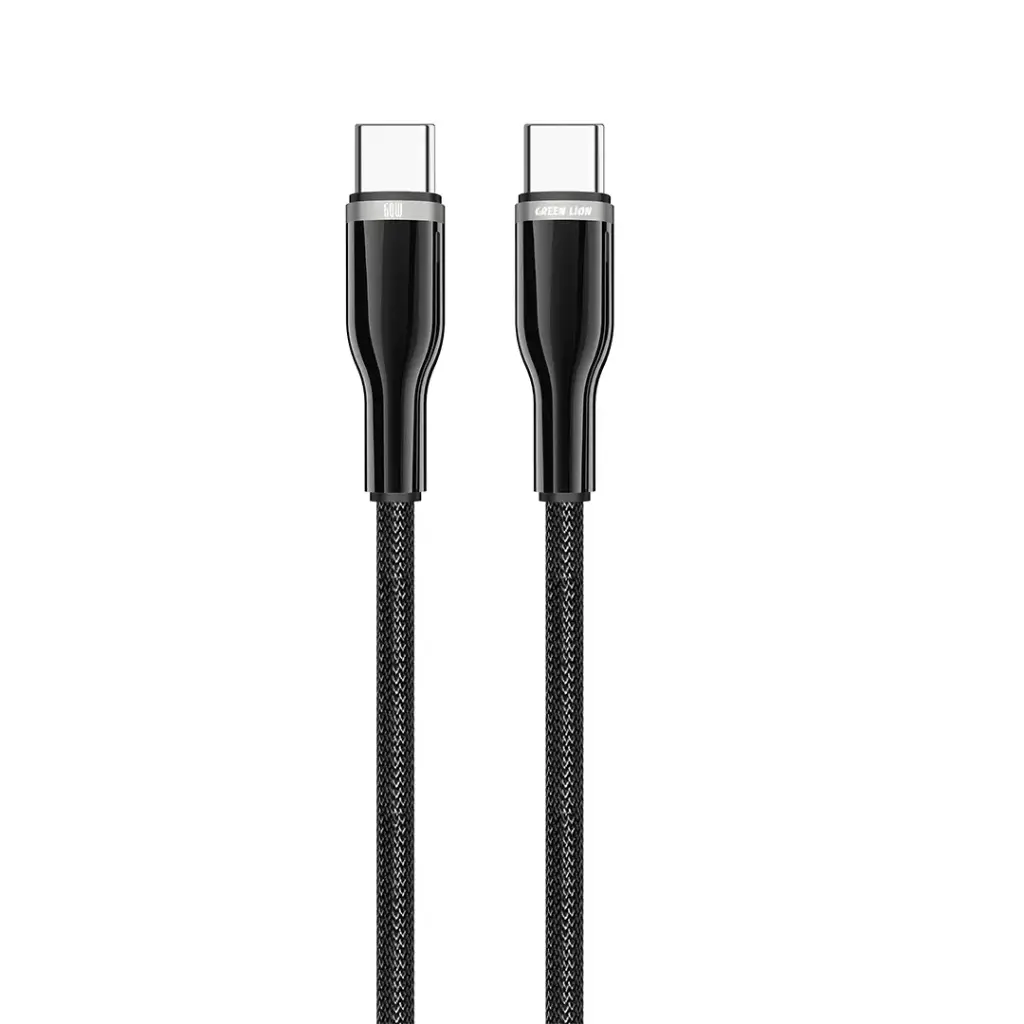 Green Lion USB-C to USB-C Braided Zinc Alloy Cable