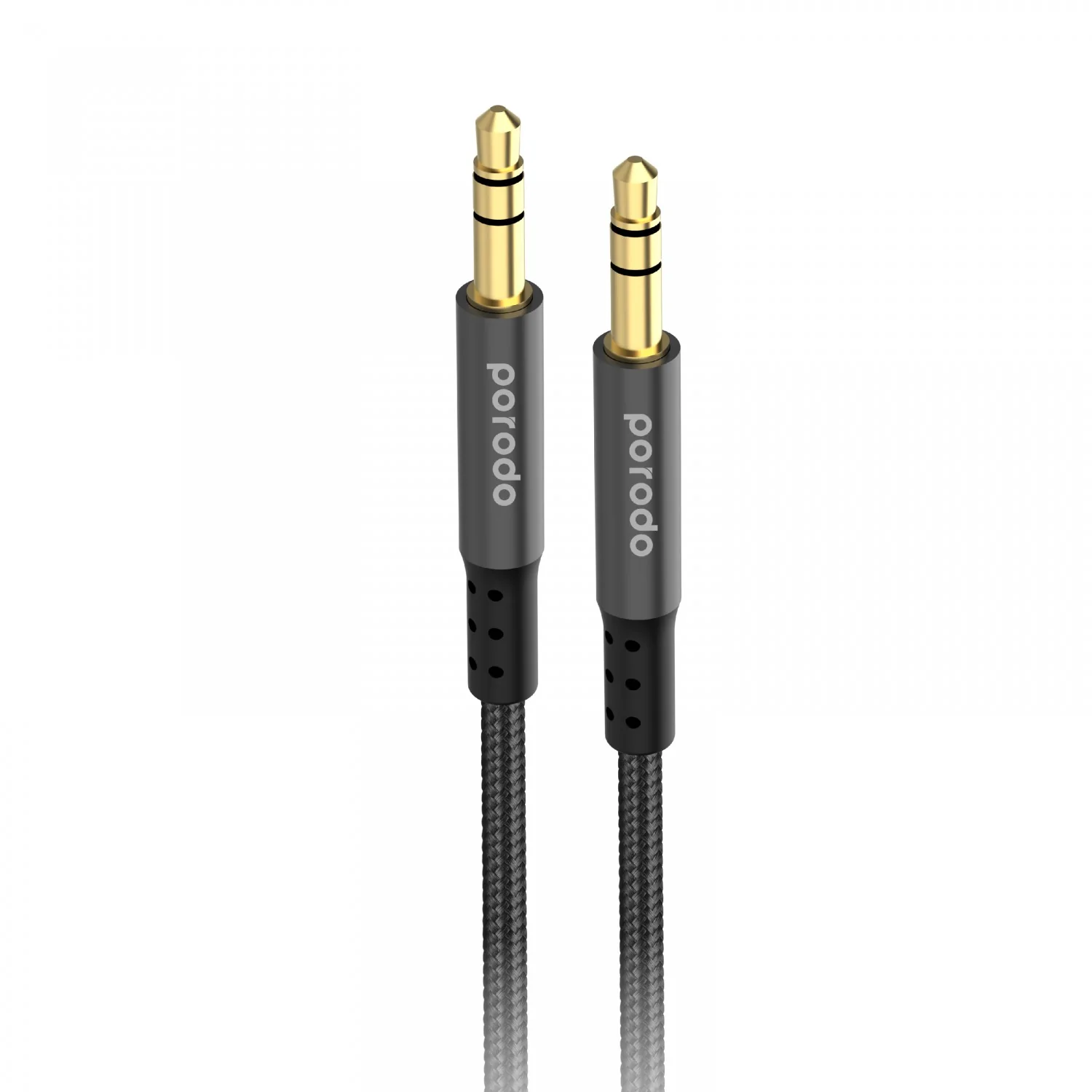 Porodo Metal Braided AUX Cable 1.2m