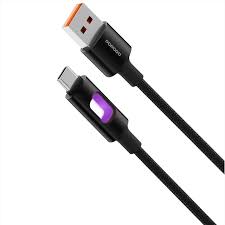 Porodo LED Braided USB-A to Lightning Charging & Data Cable