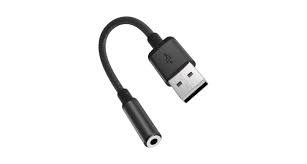 Porodo AudioLink 3.5mm Female to USB-A Audio Adapter