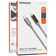 Porodo ChargeLite USB-C to Lightning Cable