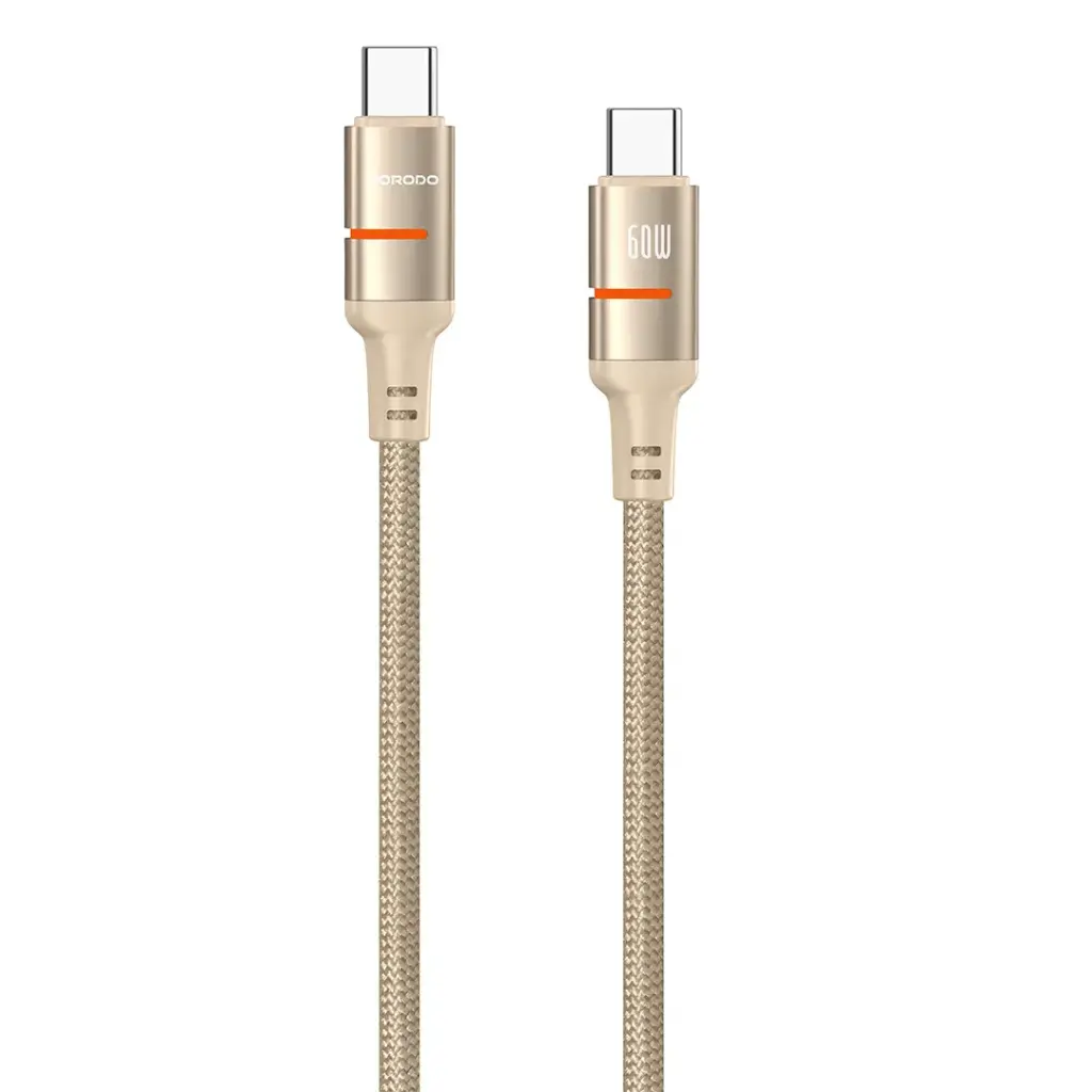 Porodo USB-C to USB-C LED Light Cable