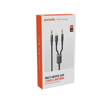 Porodo Multi-Device AUX 3.5mm / Lightning Cable 4ft / 1.2m