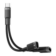Porodo USB-C Audio & Charging Adapter 0.12m