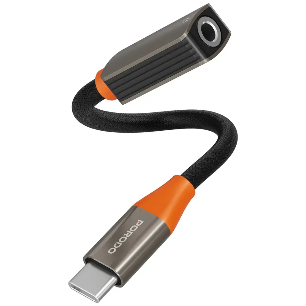 Porodo AudioLink USB-C to 3.5mm Audio Jack Adapter