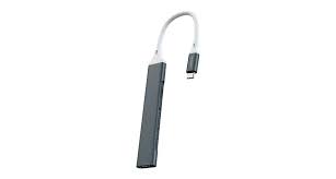 Porodo Aluminum Multi-Port USB-C Hub 5Gbps Data Transfer
