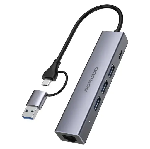 Porodo 5-in-1 Multi Port Hub