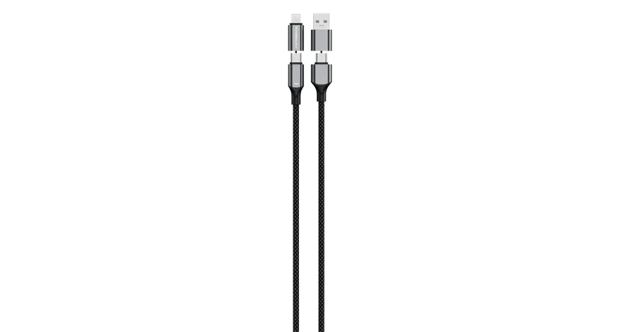 Powerology 4-in-1 Charging & Data Transfer Cable