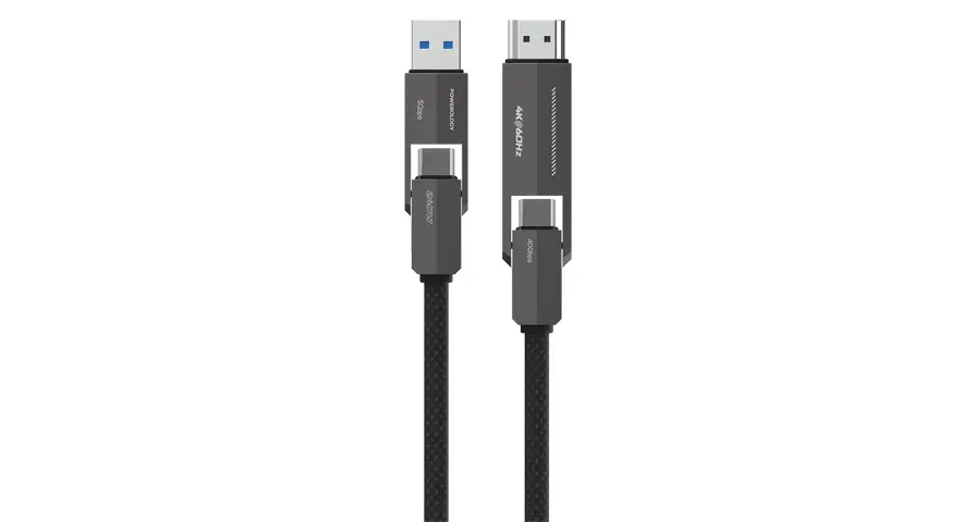 Powerology Vion 4-in-1 Charging & Data Transfer Cable