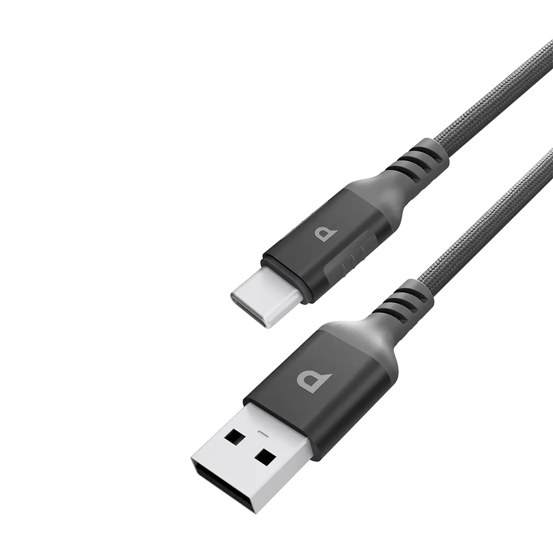 Powerology Power Sync Weave USB-A to USB-C PD 20W 1.2m Cable