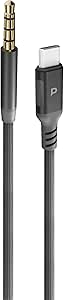 Powerology Power Sync Weave USB-C to 3.5mm Audio 1.2m Cable