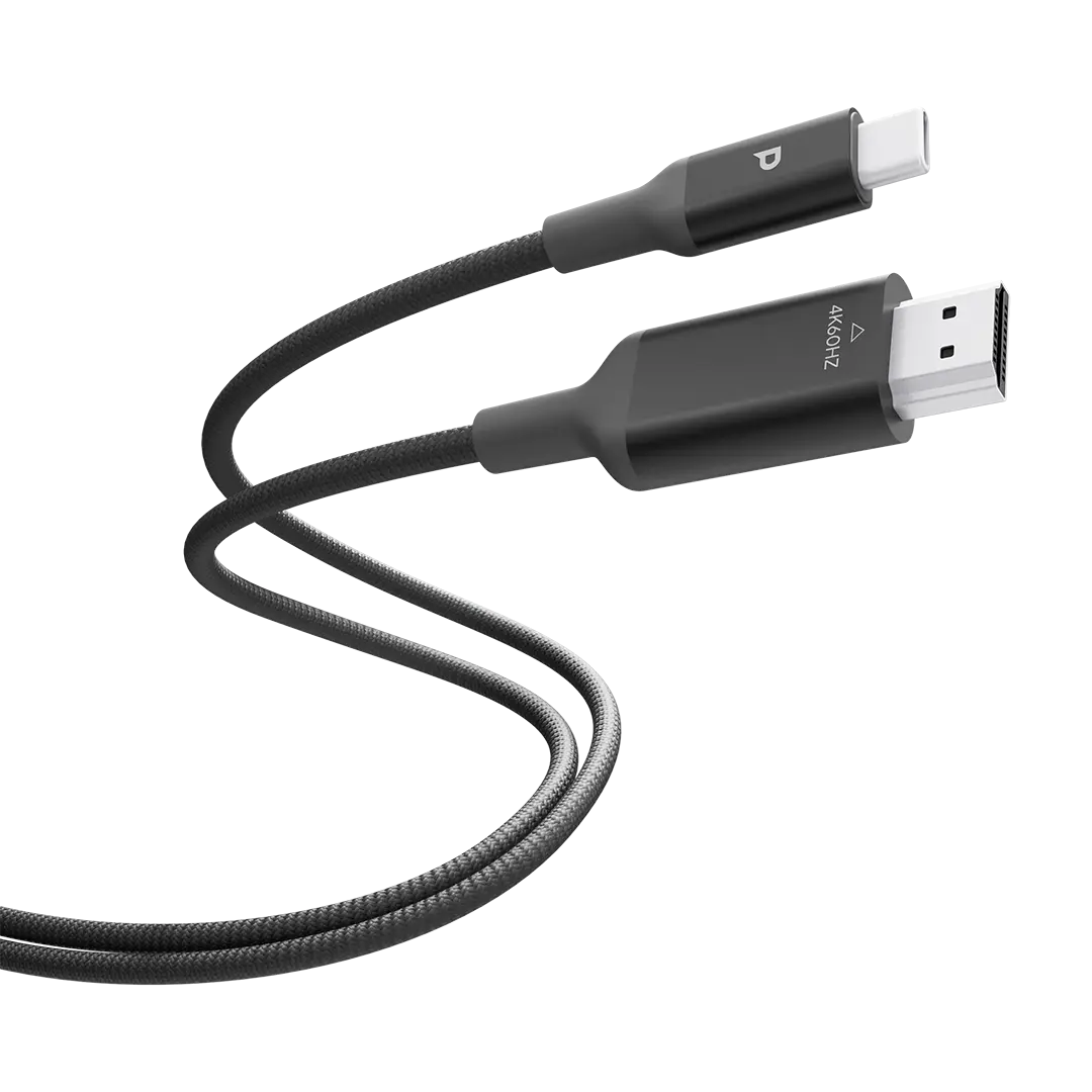 Powerology Power Sync Flex 4K USB-C to HDMI 2m Cable