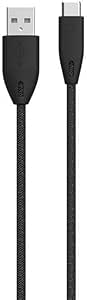 Powerology Braided USB-A to USB-C Cable