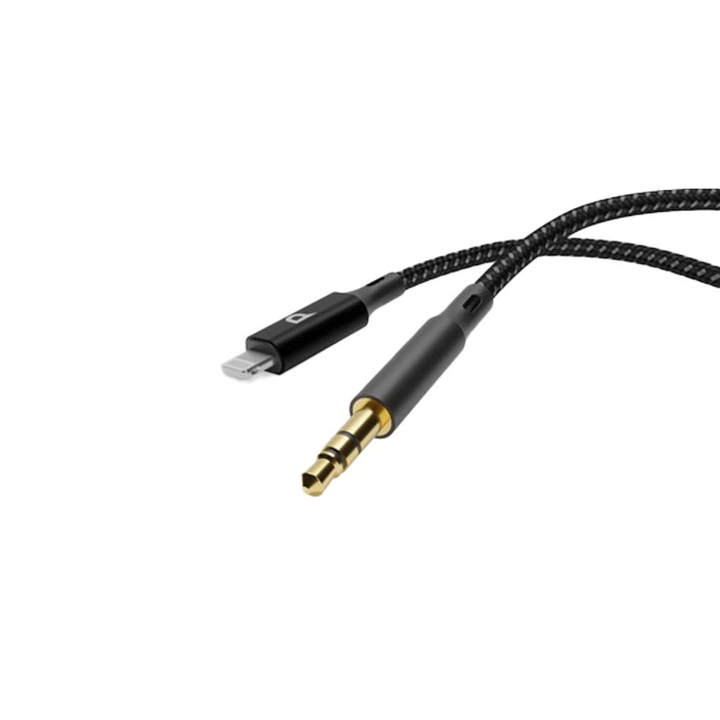 Powerology Braided AUX Lightning Audio Cable 1.2m