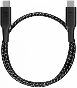Powerology Braided USB-C to USB-C Data & Fast Charge 30cm Cable