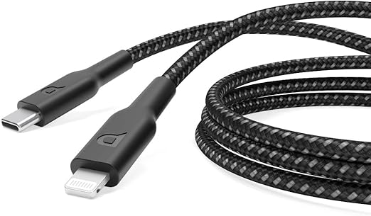 Powerology Braided USB-C to Lightning Data & Fast Charge 30cm Cable