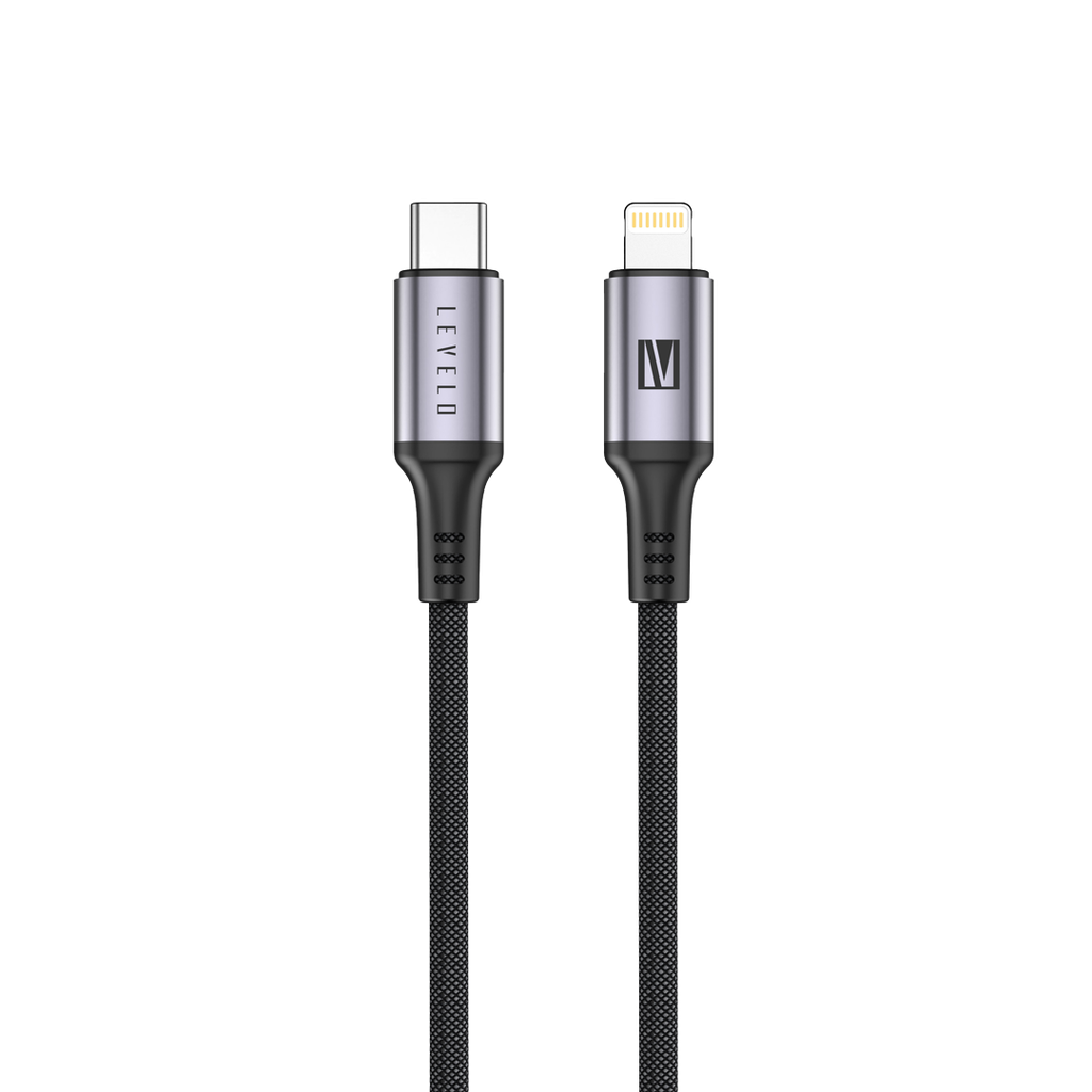 Levelo Otto USB-C to Lightning 30W Leather Cable