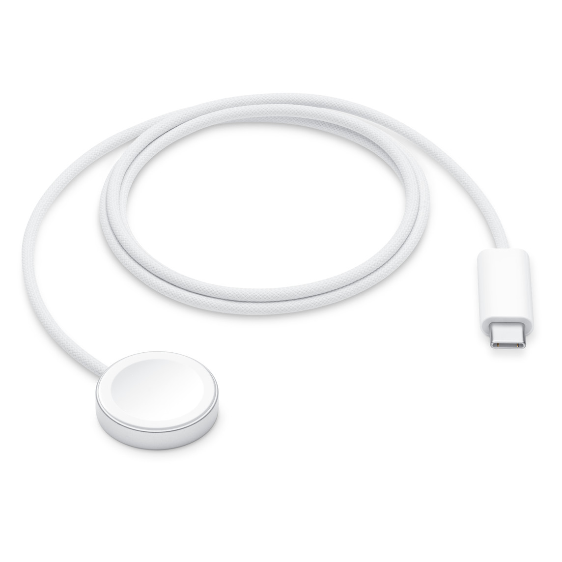 Apple Watch магнитный быстрый USB-C кабель 1 м белый