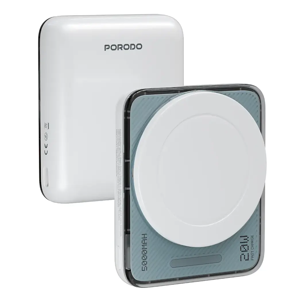 Porodo SOVO 5000mAh MagSafe power bank с LED-индикацией зарядки