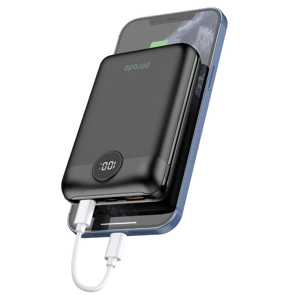 Porodo Super Compact 20000mAh power bank 20W PD & QC3.0 с быстрой зарядкой на 3 выхода