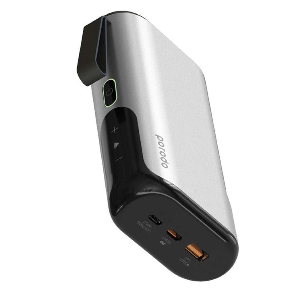 Porodo 3-в-1 10000mAh power bank колонка со встроенным держателем телефона