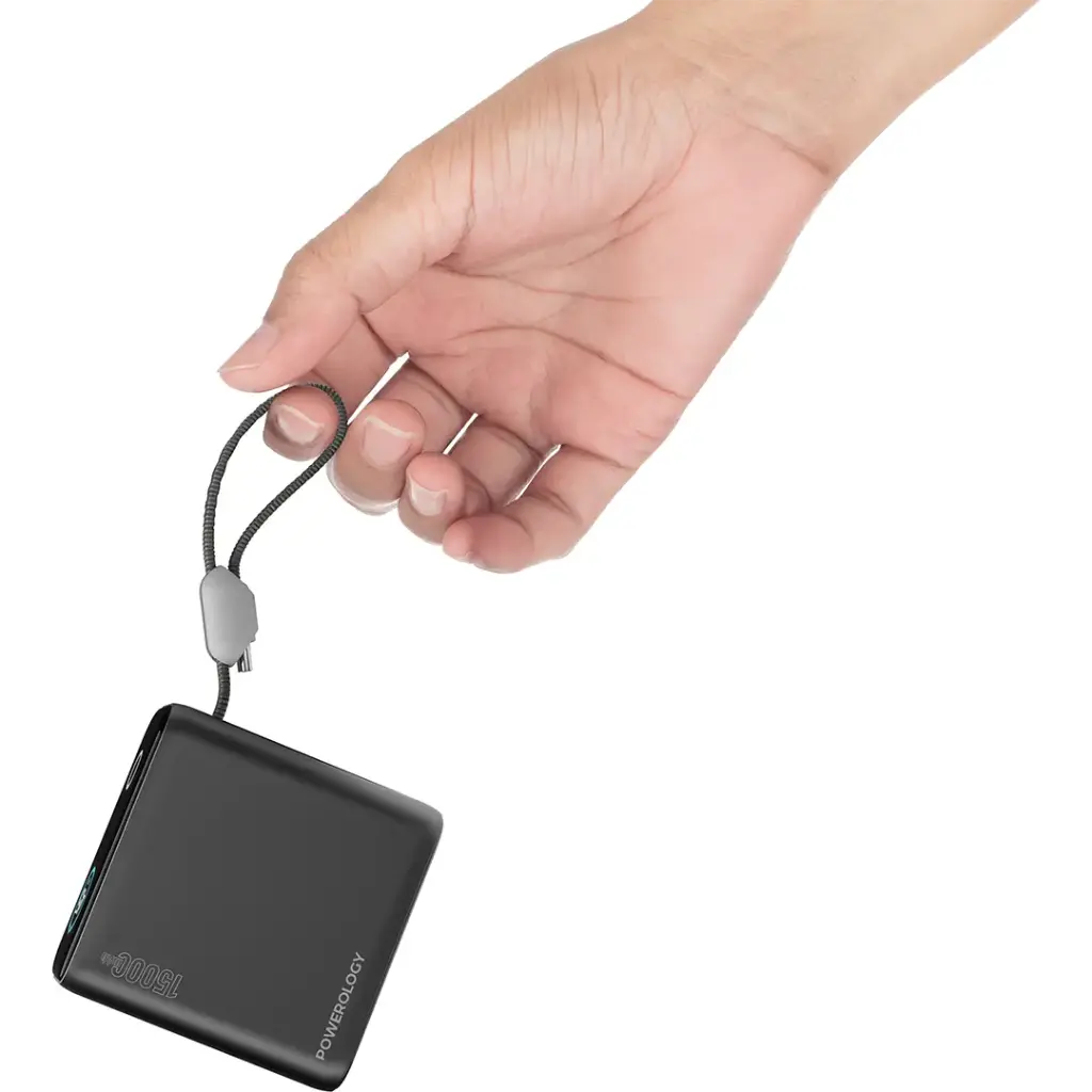باورولوجي 15000mAh بنك طاقة صغير