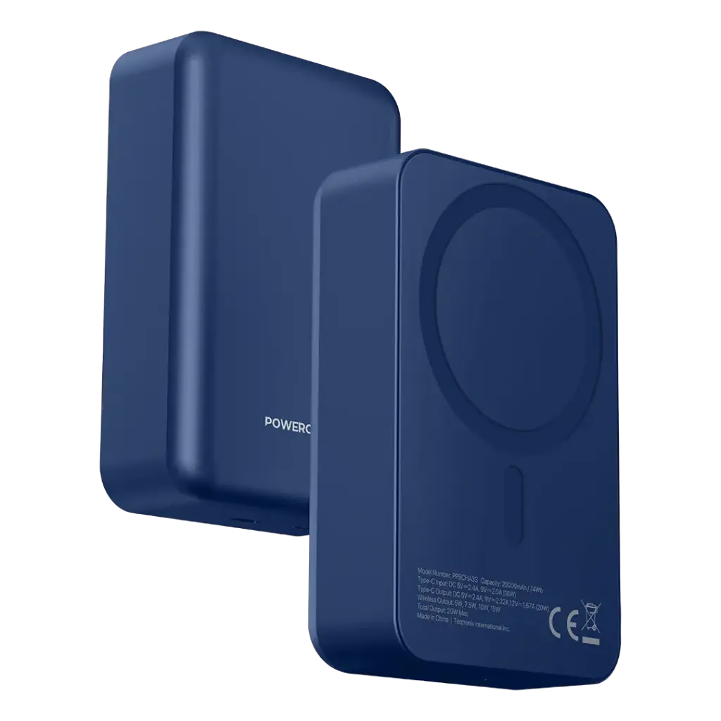 Powerology Spetano 20000mAh Алюминиевый MagSafe PD 20W Пауэрбанк