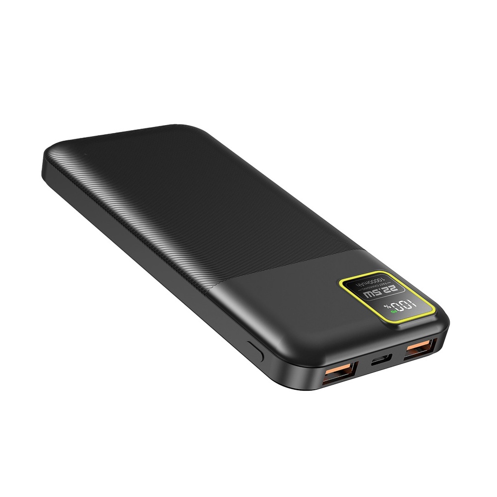 Porodo Blue 10000mAh Quick Charge Power Bank 22.5W (PB-22WPB10K-BK)