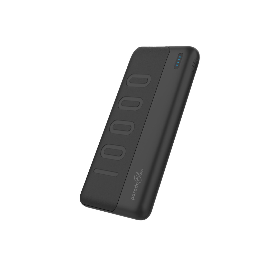 Porodo Blue 10000mAh Slim Power Bank Dual USB (PB-PWBMCA10-BK)