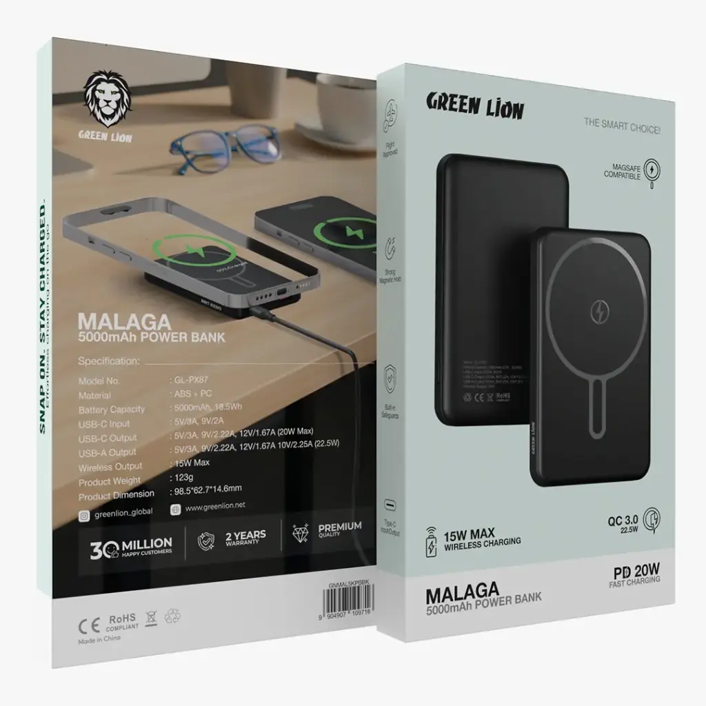 Green Lion Malaga Внешний аккумулятор 10000mAh PD 20W