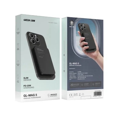 Green Lion GL-MAG 5 باور بانك 5000mAh PD 20W