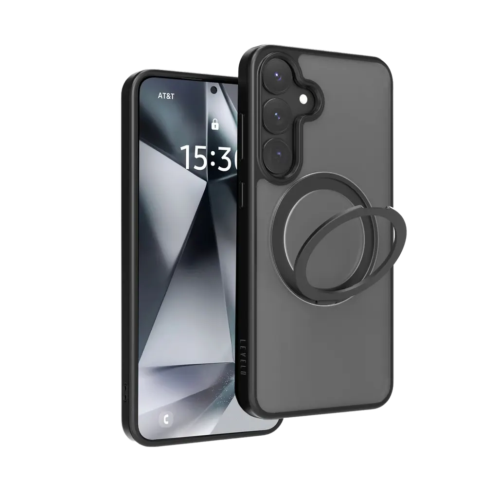 Levelo Via Matte With Ring Stand Case