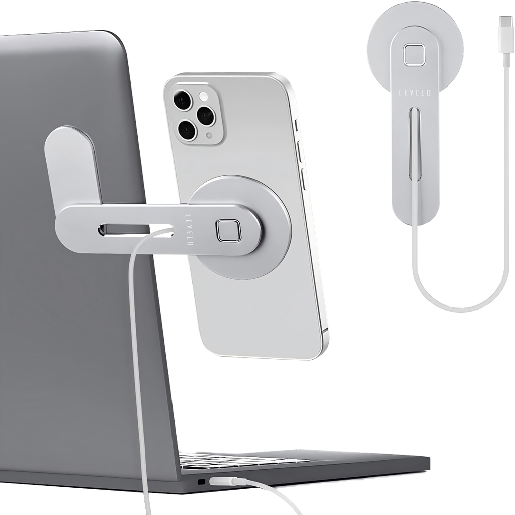 حامل هاتف Levelo Energia MagSafe مع شاحن لاسلكي
