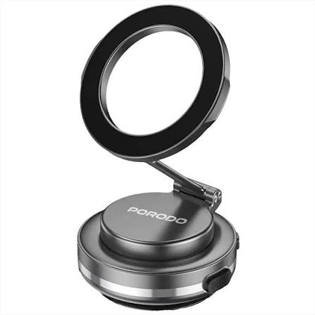 Porodo Vacuum Lock MagSafe Phone Holder with One-Touch Electric Suction