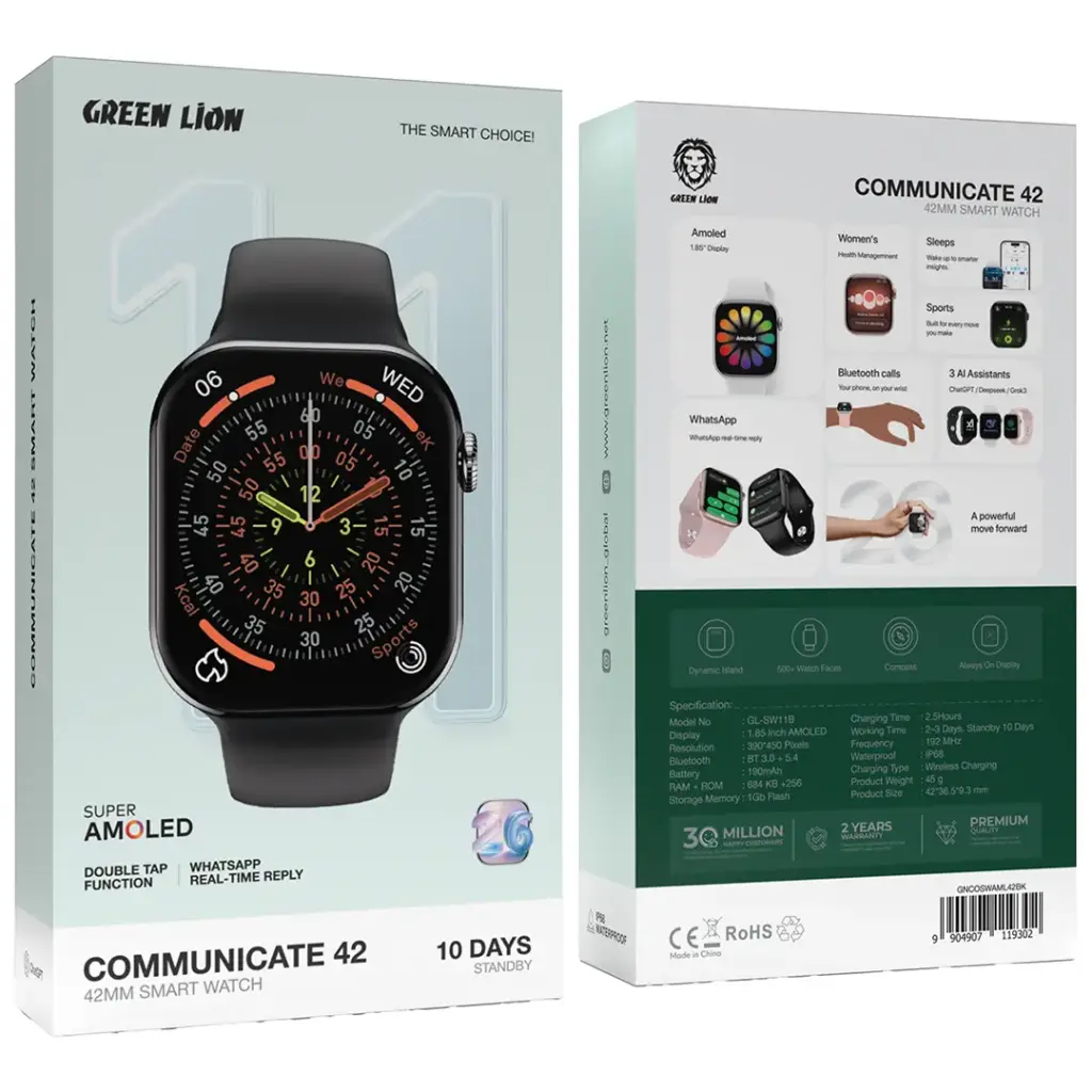 Green Lion Communicate Lite 42 Smart Watch 42 mm