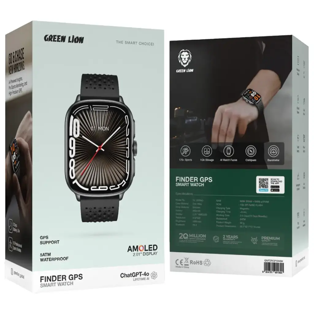 Green Lion Finder GPS Smart Watch