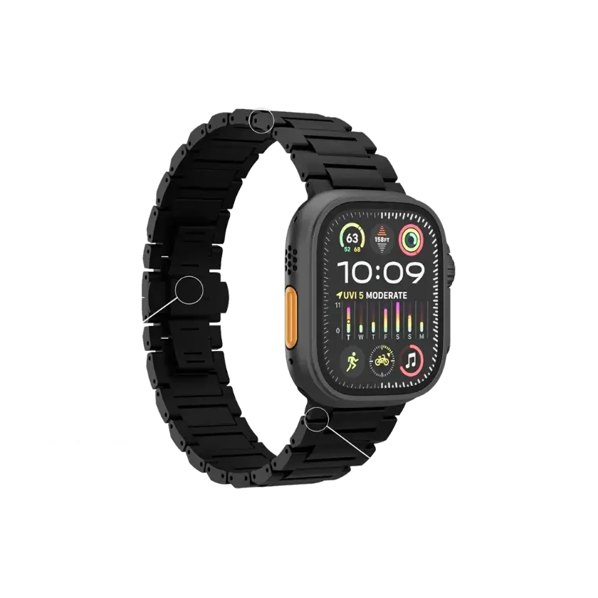 سوار Levelo Aerio للساعة من التيتانيوم لساعة Apple Watch 49/46mm