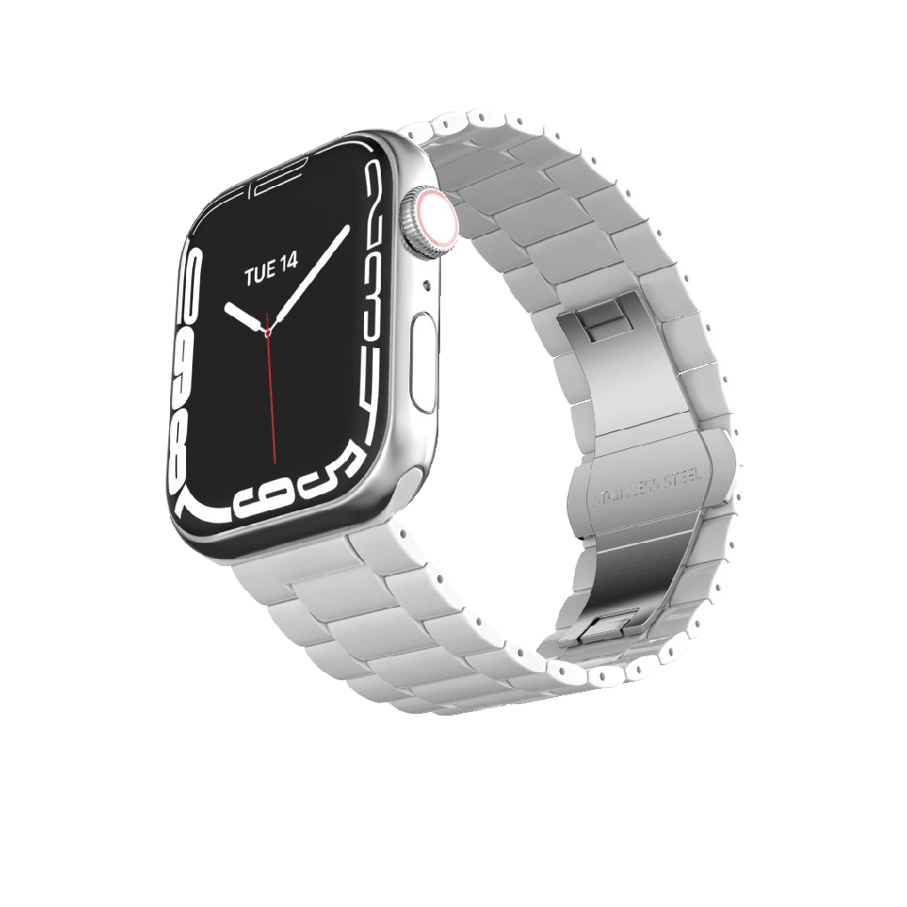 Levelo Nocturne three-row ceramic watch strap